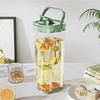 Refrigerator Water Pitcher With Spout Leakproof Cold Drink Dispenser For Fruit Tea Lemonade Iced Coffee BPA-Free Plastic