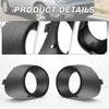 2pcs Front Bumper Fog Light Lamp Cover Frame Bezel Silver/Black For Mitsubishi Outlander 2013 2014 2015 6400D571 6400D572