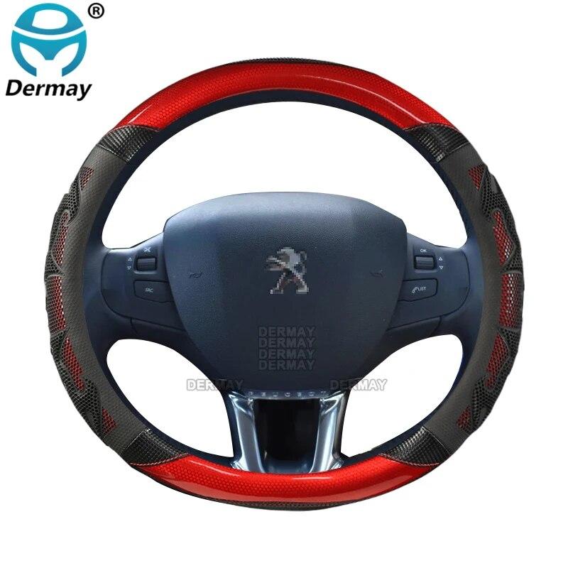 Per Peugeot 208 208 GT e208 I II 2012~2023 Coprivolante per Auto Gel di Silice Pelle PU Antiscivolo Massaggio Accessori Auto