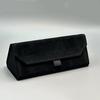1 Stück Samt Dreieck Faltbrillen Damen Etui Elegantes Sonnenbrillen Etui Geldbörse Hart Männer Weich Elegante Lesebrillen Box Brillen
