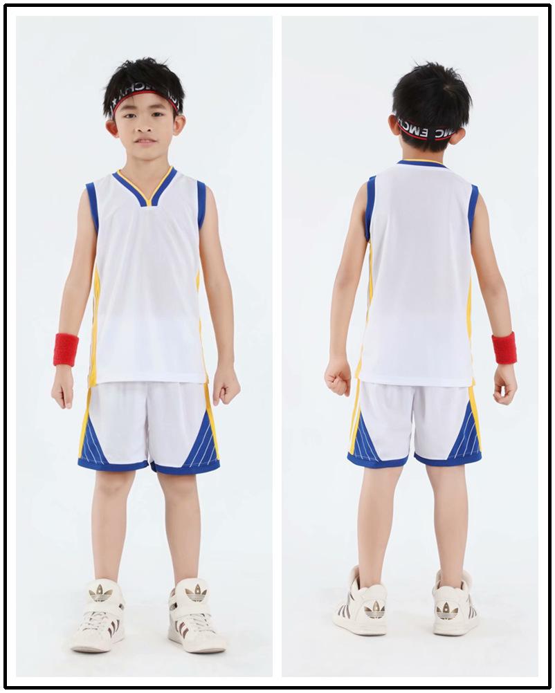 Guangban Yong S Children'S Clothing Adult Basketball Clothing Collar Kindergarten Performance Clothing Competition Clothing 3Xs-5Xl