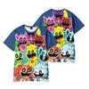 New Anime Smiling Critters 3D Printed Men's T-shirt Unisex Casual Fashion Street Style Short-sleeved Tops T-shirt