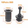 10Pairs Screw Clip Speaker Grill Pegs Kit DIY Plastic Audio Speaker Buckles Pin Type Ball Socket Net Cover Buckles