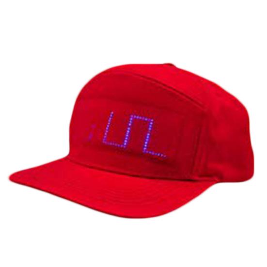 Sports Hat Luminous LED Display Men Women Adjustable Supports Multi-languages Baseball Hat