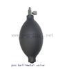 Manual Sphygmomanometer Latex/Pvc ball air inflatable bulb with metal valve use for blood pressure cuff.  5 pcs
