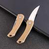 Brass Foding Knife Portable Mini Pocket Knives for Men Gift Keychain Outdoor Survival Multitool EDC For Unpacking Express Boxes