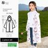 Portable Thickened Kids Raincoat for School Travel