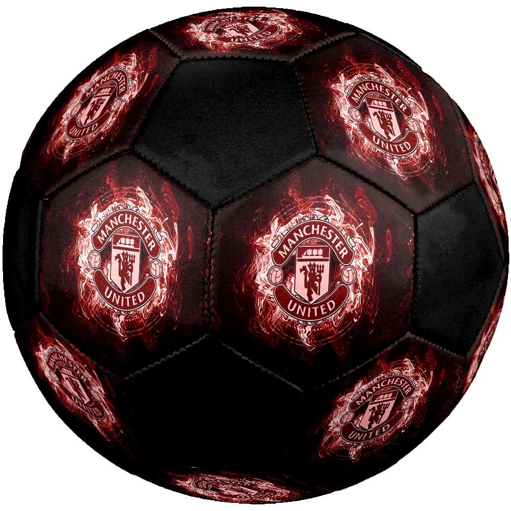 Manchester United F.C Soccer Ball Colorful All Ages Machine Stitched PVC Competition Ready Durable High-Bounce.SIZE5