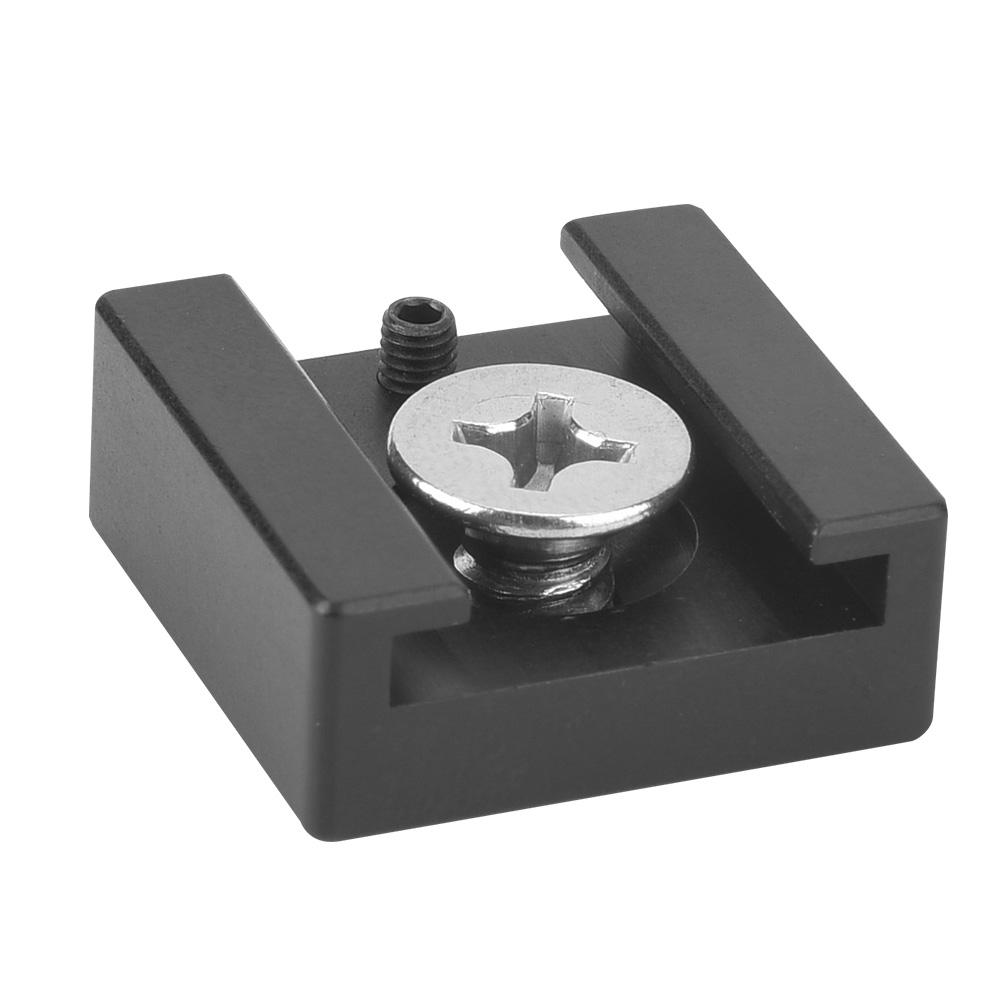 14" Screw Aluminium Alloy Flash Hot Shoe Mount for Camera Tripod Photo Studio Kit
