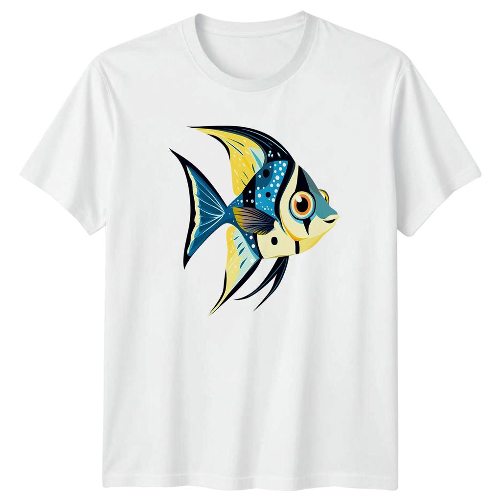 Angelfish TShirt Tropical Ocean Marine Wildlife Gift For Him And Her