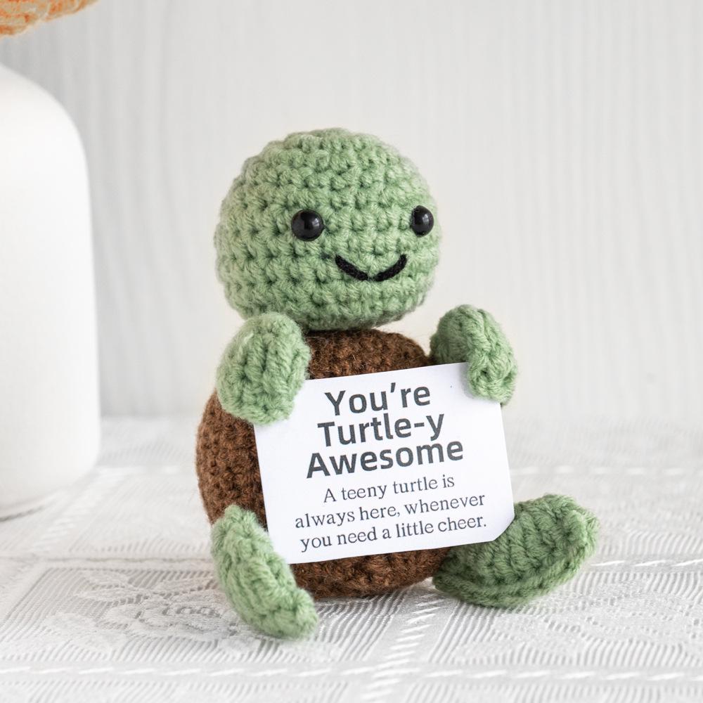 Cute Crochet Frog Toy - Fun Animal Gift