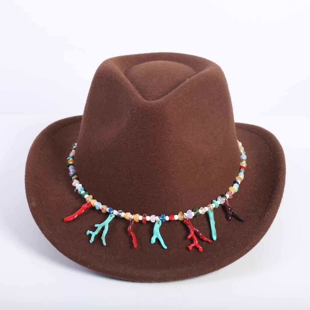 Popular children's fashion cute western cowboy hat, small rancher outdoor children's jazz hat