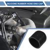 1 Pcs 30mm L 38mm150" ID Black Car Silicone Rubber Hose End Cap Universal New