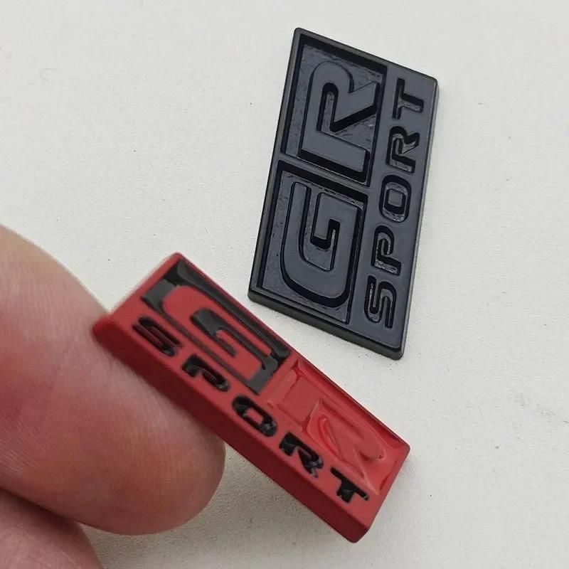 3D Metal GR Sport Logo Steering Wheel Badge Lnterior Sticker Decoration Emblem For Toyota RAV4 Camry Corolla Prado Land Cruiser