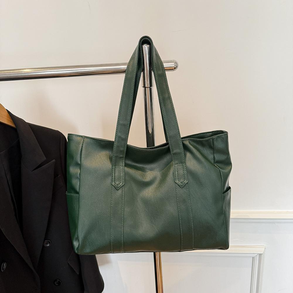 Minimalist Commuting Handbag Light Luxury Large Capacity Bag Women's Shoulder Bag Daily Use