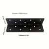 60pcs Thickened Extra Large 160mm L-Shaped Corner Code | 4pcs Corner Code with 56pcs Screw Set, Garden Fence Bracket Connector