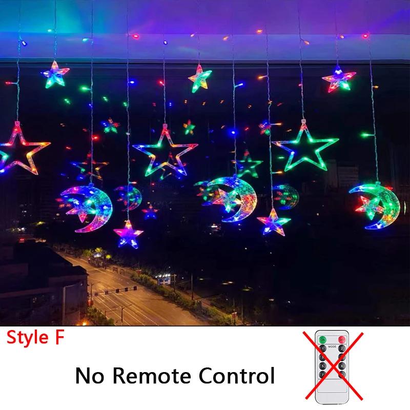 Christmas Decor String Garland Curtain Light LED for Wedding Home Christmas Tree Ornament 2024 Navidad Xmas Gift 2025 New Year