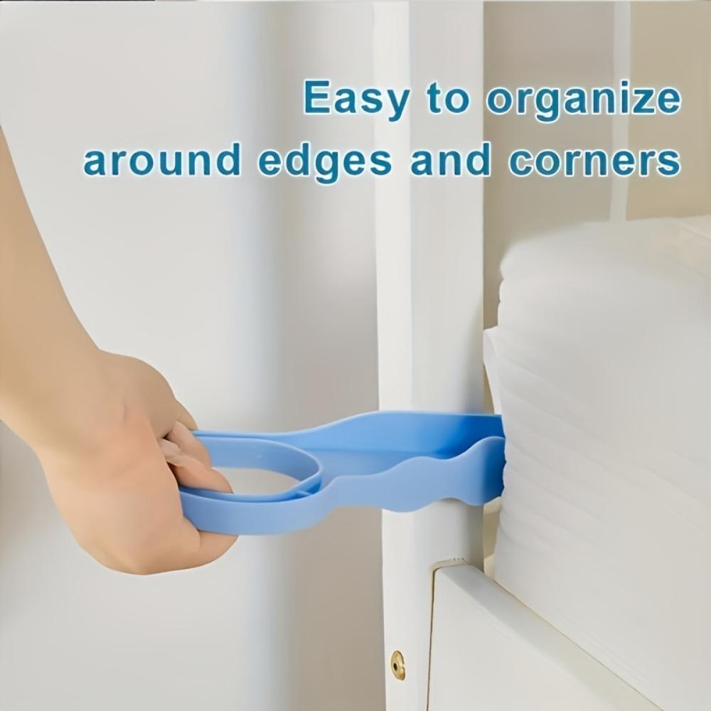 Ergonomic Bed Sheet and Bed Skirt Tuckers - Easy to Insert into All Corners