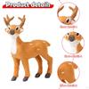 Christmas Reindeer Figurine Decoration Deer Statue for Table Centerpiece