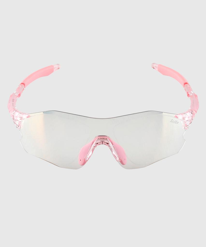 Tuditeo Une Sports Outdoor Goggles Sunglasses C8 Photochromic Pink/Clear Frame Pink