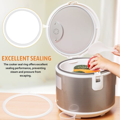PartyKindom Silicone Sealing Ring Compatible with Instant Cookers and Pressure Cookers, Replacement Part, Silicone Gasket Seal Ring for 16cm Pot Inner
