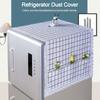 Cotton Linen Refrigerator Dust Cover With Storage Bag Fridge Protection Cover New Dustproof Cover