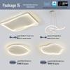 Modern Minimalist Ceiling Light Package with Smart Home Integration for Whole House