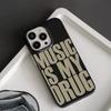 Love Music English Trendy Art Personalized Creative Phone Case For IPhone 16 15 14 13 12 11 Pro Max 7 8 Plus X XS XR Cover