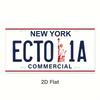 Retro Car 2D Metal Sign, Aluminum Wall Decor 15x30cm