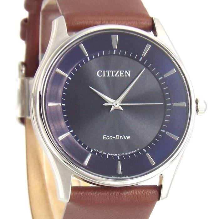 Citizen Eco-Drive Men's Slim BJ6480-51L/LBR (Blue)