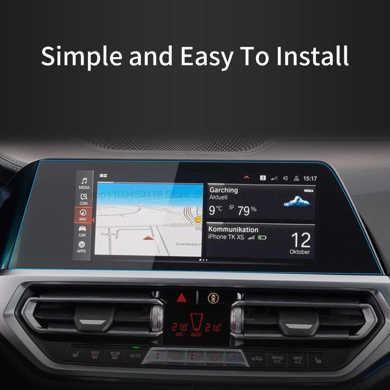 Tempered Glass Screen Protector Film For BMW 4-Series G22 G23 G26 MK2 Car Navigation anti-scratch Accessories