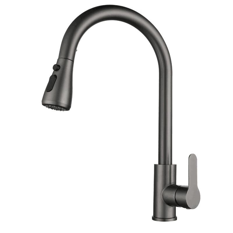 304 Stainless Steel Pull-Out Kitchen Faucet