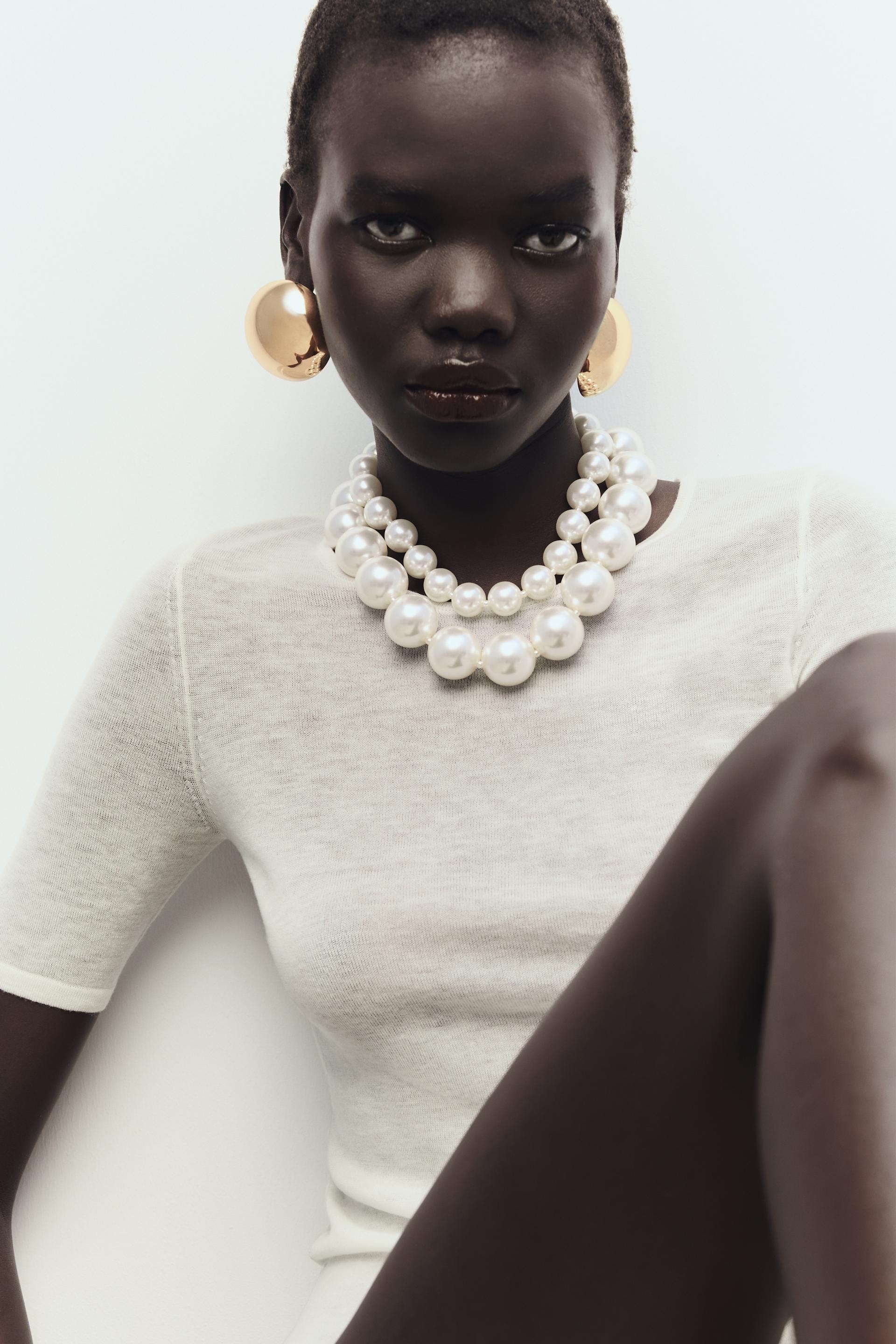 

MAXI PEARL BEAD NECKLACE