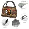 Hunab Ku Mayan Symbol Insulated Lunch Tote Bag for Women Portable Thermal Cooler Bento Box Outdoor Camping Travel