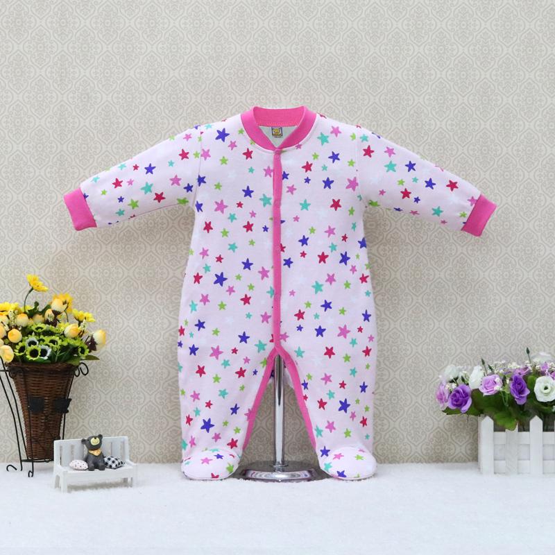 Salopete cu mânecă lungă pentru băieți și fete Costume pentru bebeluși din bumbac pur Haine de vară și toamnă Îmbrăcăminte nou-născuți stil nou