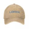 Lawson Convenience Store Japan Baseball Caps Washed Denim Hats Outdoor Adjustable  Hip Hop Baseball Cowboy Hat