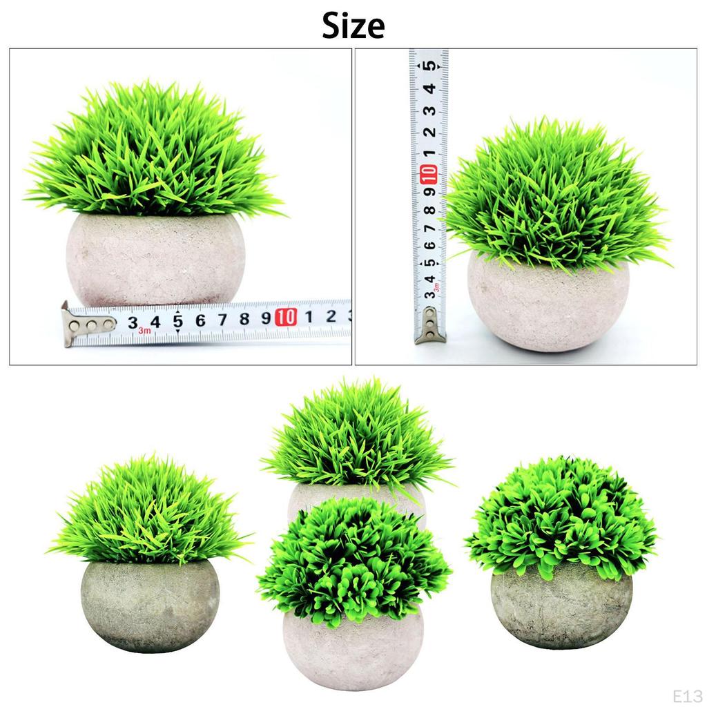 Artificial s PU Material Potted Ornament Housewarming Gifts Craft Bonsai Small for Garden Desktop