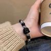Chinese Retroinspired Style Alloy Bracelet For Women With Beads Geometric
