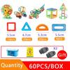 Large Educational Magnetic Tiles - Children's Development Toy for Creative Building and Thinking