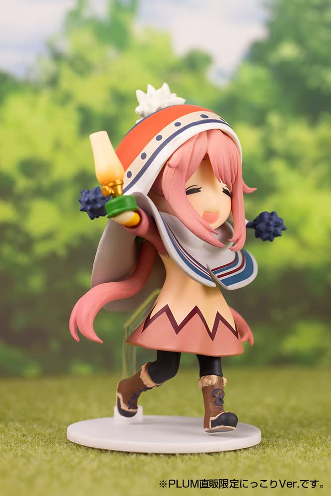 [Limited Edition] Yuru Camp Season 2 Mini Figure: Nadeshiko Kagamihara Smiling Ver. Approximately 70mm Tall, Pre-painted, PVC Figure