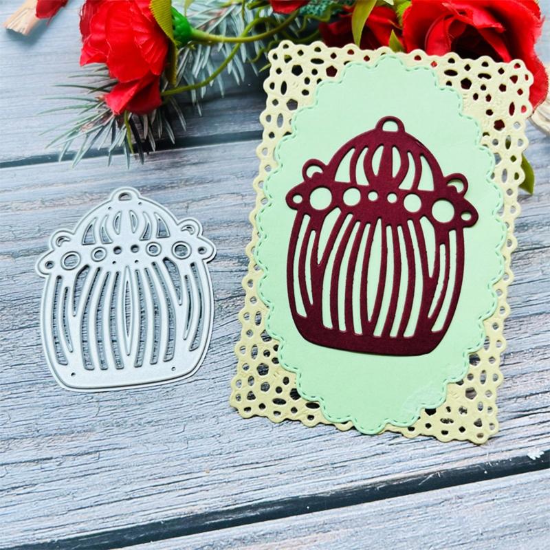Bird Cage Cutting Dies Bird Cage Die Cut Templates Carbon Steel Cutting Dies for Scrapbooking Card Making Album