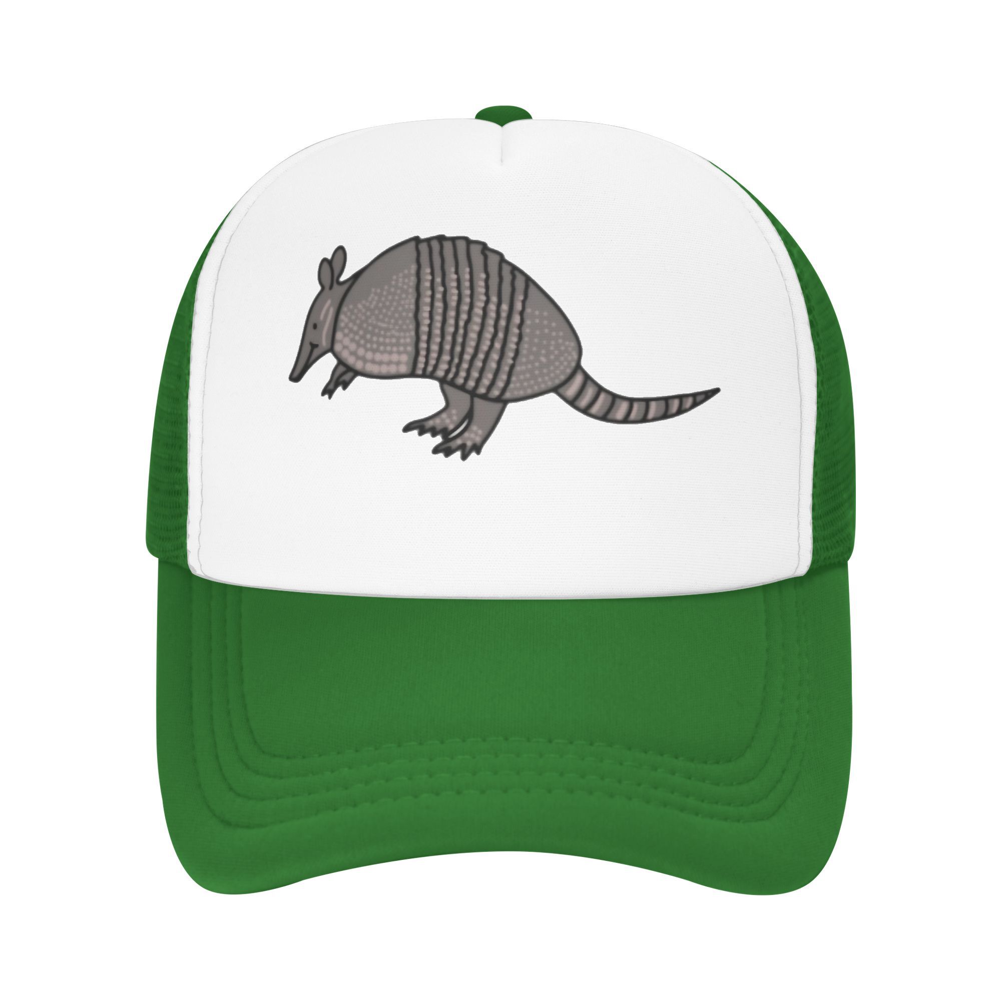 

Armadillo Graphic Trucker Hat Polyester Breathable Casual Outdoor Adjustable Baseball Cap for Adults One Size