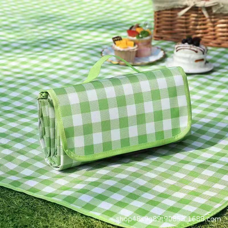 Portable Waterproof Picnic Blanket - Thickened, Moisture-Proof, Folding Mat for Camping & Outings