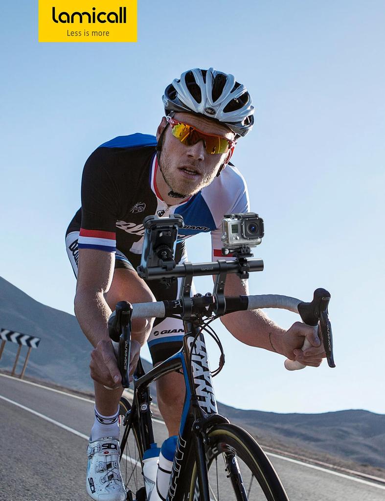 Lamicall Bike Bicycle Handlebar Bike Bicycle Bike Bar Mount Bike Bike Phone Aluminum Includes Hex Fits 22mm Handlebar Compatible with and 34mm Bar