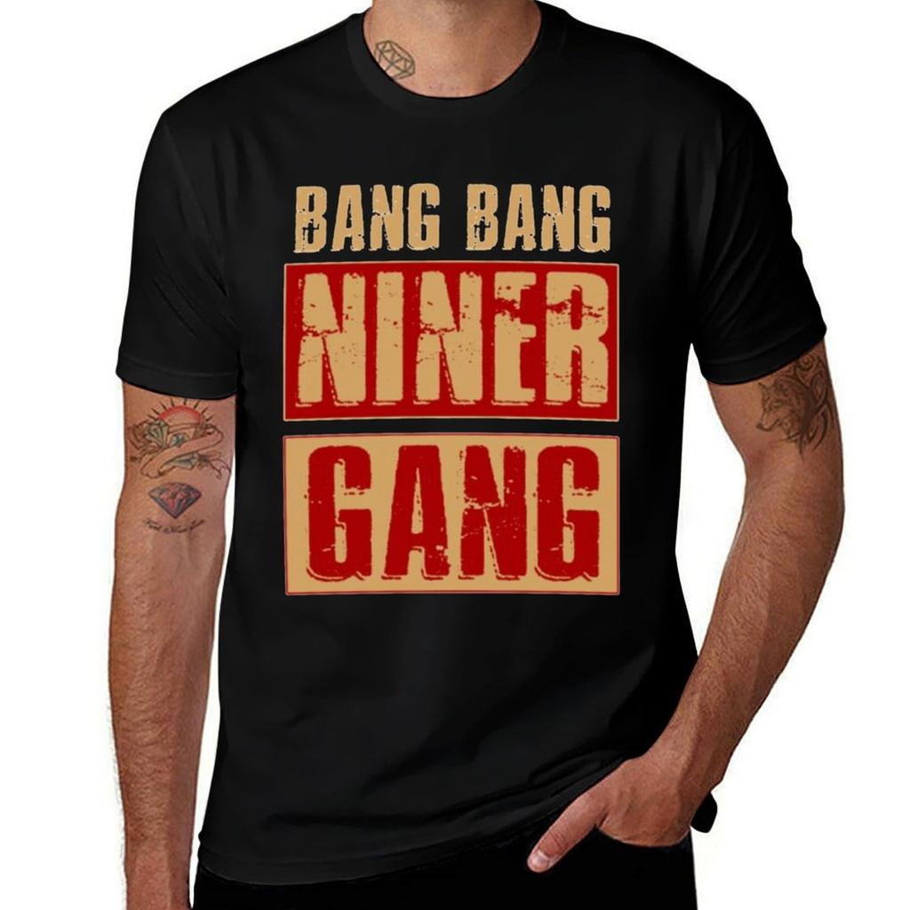 Shirts Bang T Gang Cool Printed Niner TShirt Football Bang Anime for T for Shirts Unisex Unisex