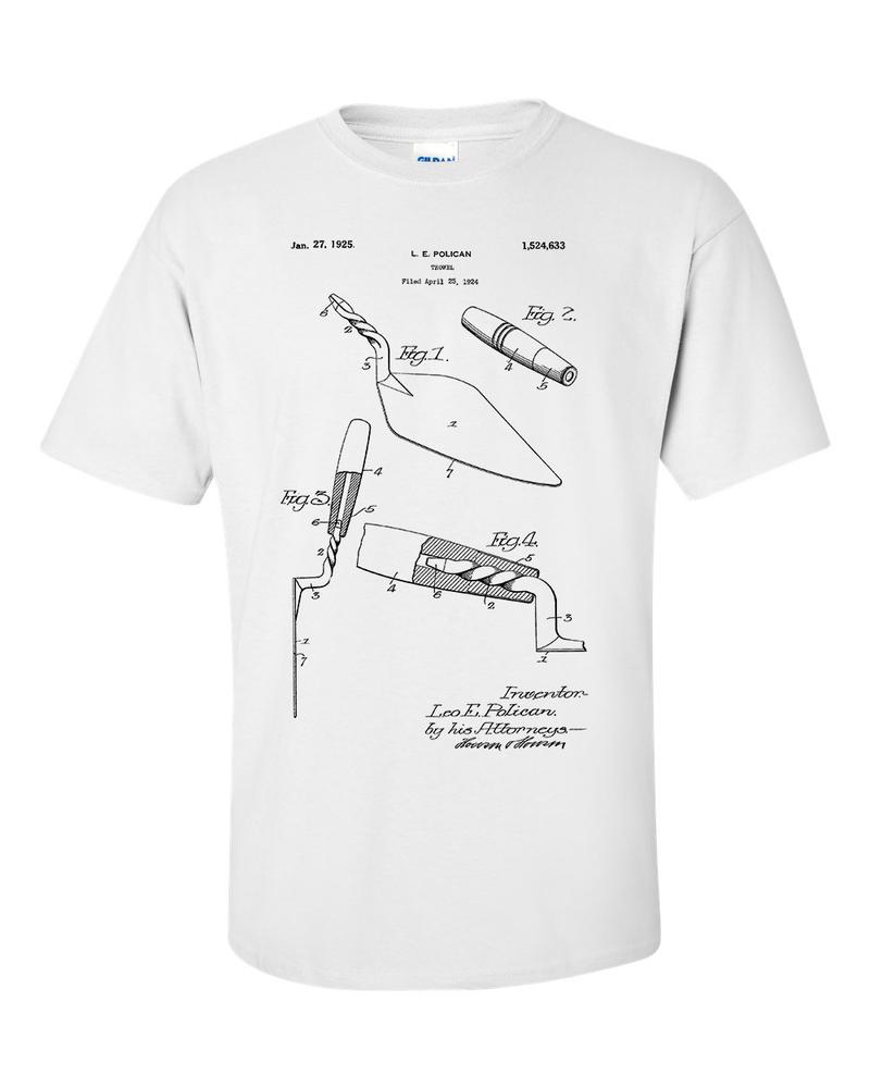 Bricklaying Trowel TShirt Mason Brickie Builders Patent Bricklayer Shirt 2XL