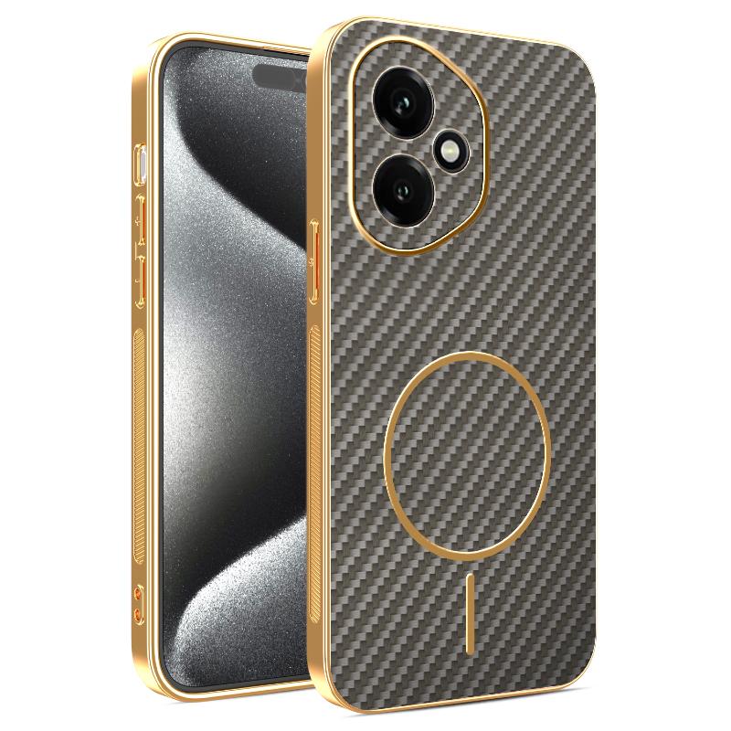 Case For Honor 400 Pro Lite New Electroplating Kevlar Magnetic Matte Cover For Honor 400 Pro 5G Anti-drop Bumper Funda