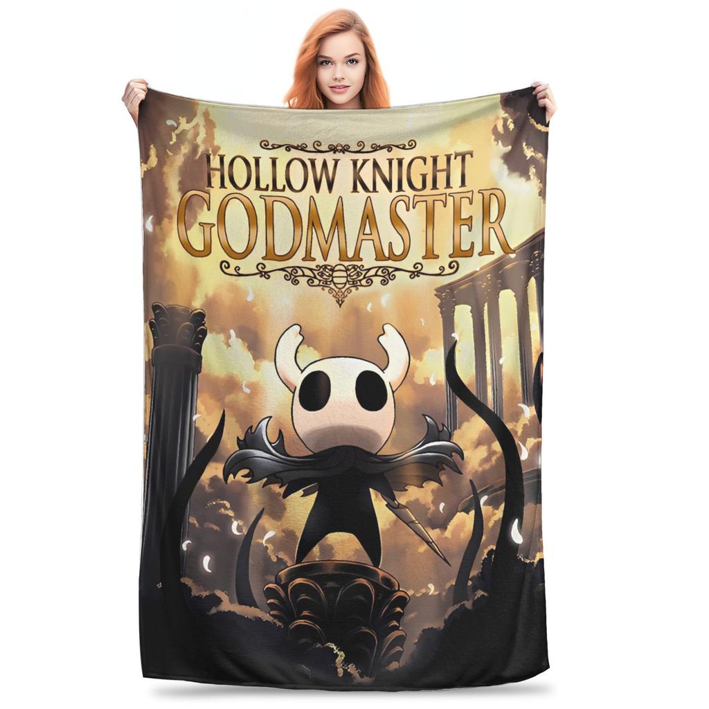 Hollow Knight Fashion Digital Printed Blanket Warm Soft Plush Throw Blanket For Students Living Room Flannel Bedspread Bed Cover