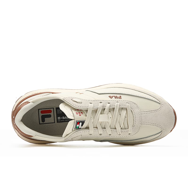 FILA RETRO 70 Low top Casual Shoes Women's Bright Gray/Tofu White F12W621121FLT