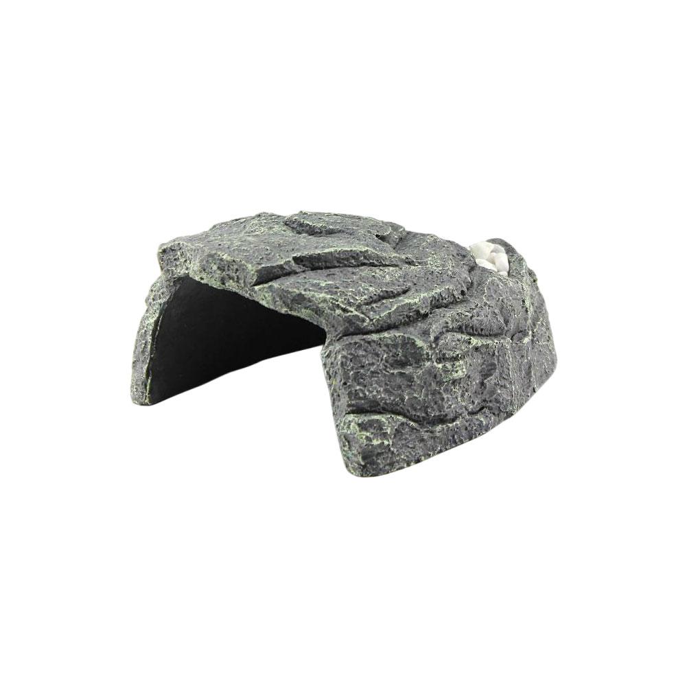 Turtle Hiding House Simulation Cave With Basking Platform For Reptiles Gecko Salamander Frog Safe Durable Anti Bite Decoration